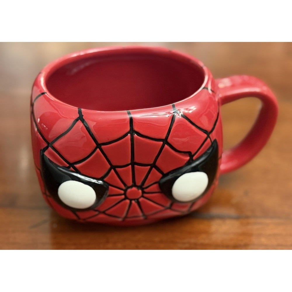 Funko Pop! Marvel Spider-Man Ceramic Mug 16oz Collectible 3D Sculpted Coffee Cup